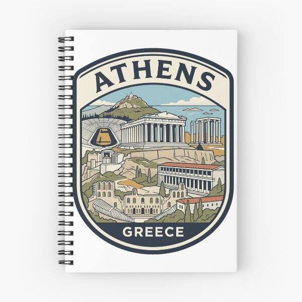Item preview, Athens Greece Retro Travel Emblem designed and sold by k3rstman1.