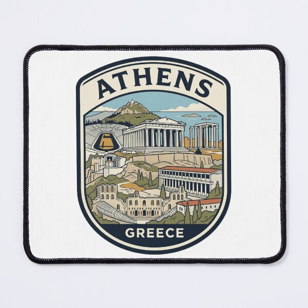 Item preview, Athens Greece Retro Travel Emblem designed and sold by k3rstman1.