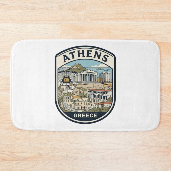 Item preview, Athens Greece Retro Travel Emblem designed and sold by k3rstman1.
