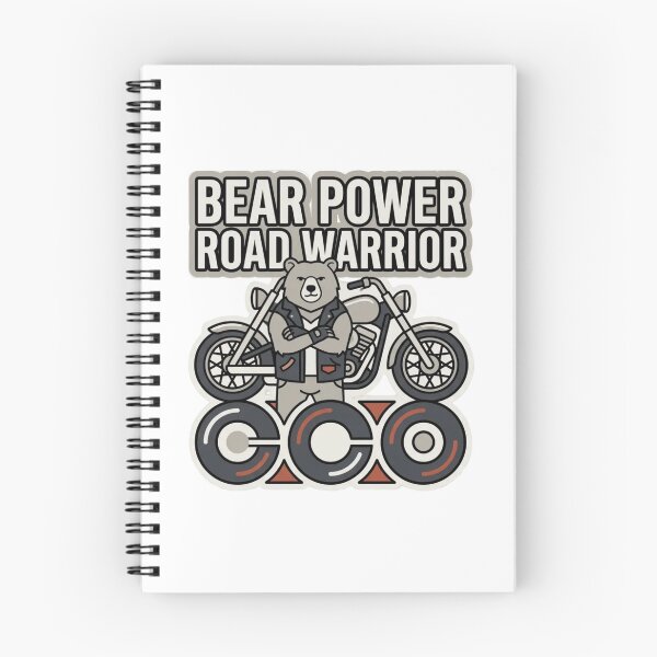 Item preview, Guerrero de la carretera Bear Power | Divertido diseño de oso motero antropomórfico designed and sold by Furrenzy.