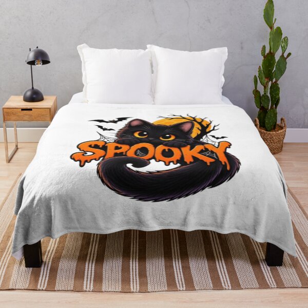 Item preview, Spooky Black Cat – Halloween Cat designed and sold by 1PRINTORA1.