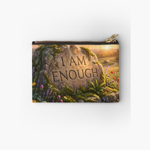 Item preview, I AM ENOUGH Y2K Aesthetic Chrome Butterflies designed and sold by ART ATTACK ZONE.