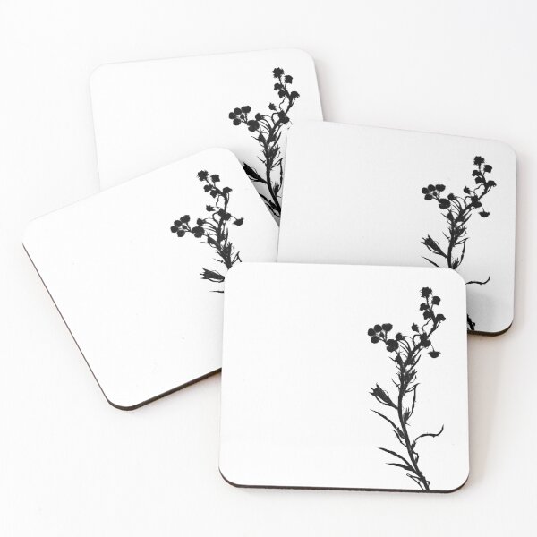 Item preview, Wildflower Botanical Silhouette – Original Cyanotype Art designed and sold by The Snarky Ph.D.: A Study in Botanicals .