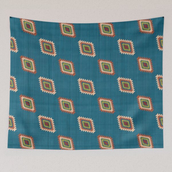 Item preview, Diagonal Micro Diamond Southwestern Boho Pattern designed and sold by Momoko-Hikaru.