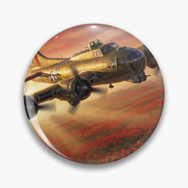 Item preview, B-17 Flying Fortress Poppy Field designed and sold by Airpower Art.