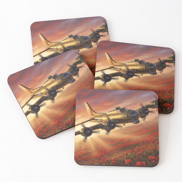 Item preview, B-17 Flying Fortress Poppy Field designed and sold by Airpower Art.