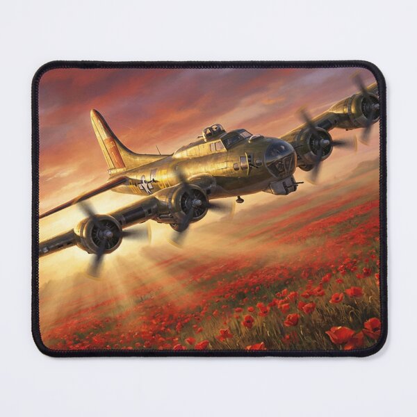 Item preview, B-17 Flying Fortress Poppy Field designed and sold by Airpower Art.