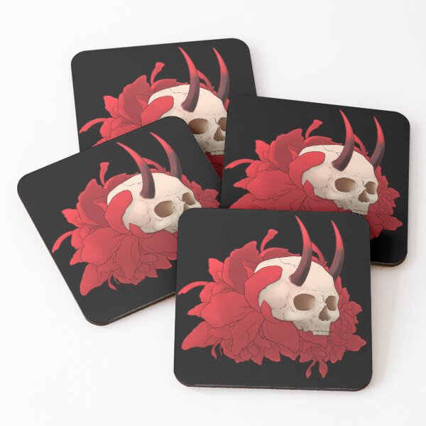 Item preview, skull and flowers designed and sold by Vampirebunnystu.