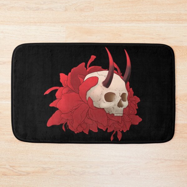 Item preview, skull and flowers designed and sold by Vampirebunnystu.