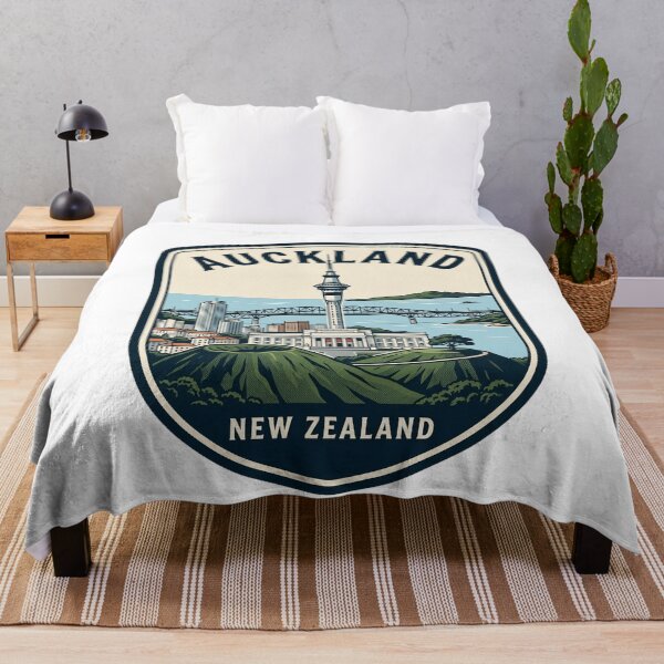 Item preview, Auckland New Zealand Vintage Travel Emblem designed and sold by k3rstman1.