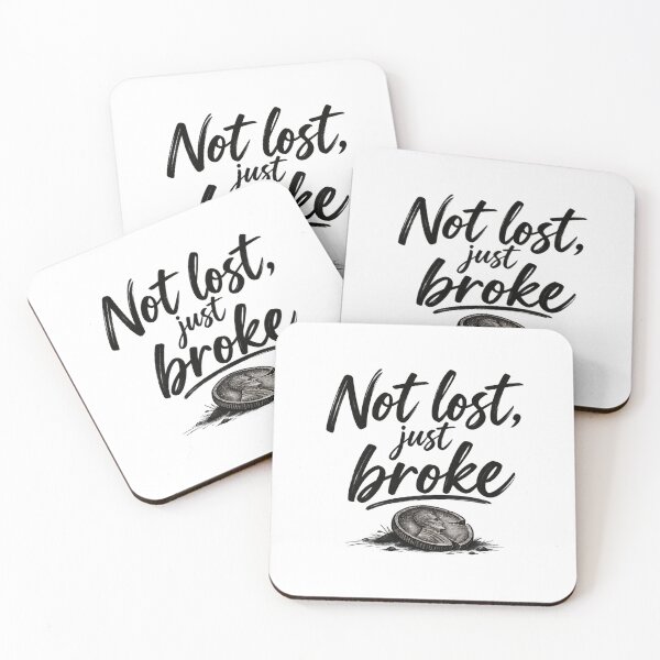 Item preview, Not Lost Just Broke – Funny Lost Coin Parable Design designed and sold by BereanMerch.