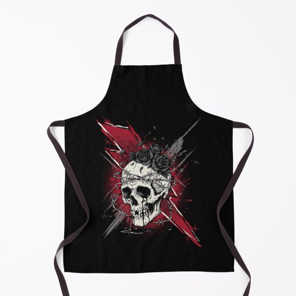 Item preview, Skull with Roses and Barbed Wire Gift for Emo Fans designed and sold by Say It With Ink.