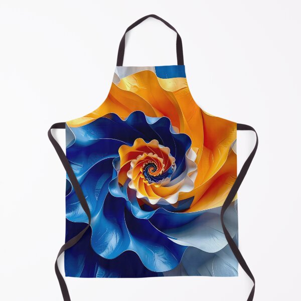 Item preview, Colorful Spiral Design in Orange and Blue designed and sold by Vicky Brago-Mitchell®.