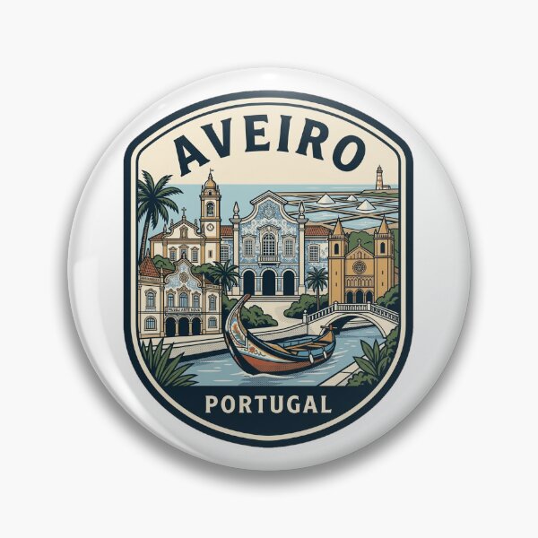 Item preview, Aveiro Portugal Vintage Travel Badge designed and sold by k3rstman1.