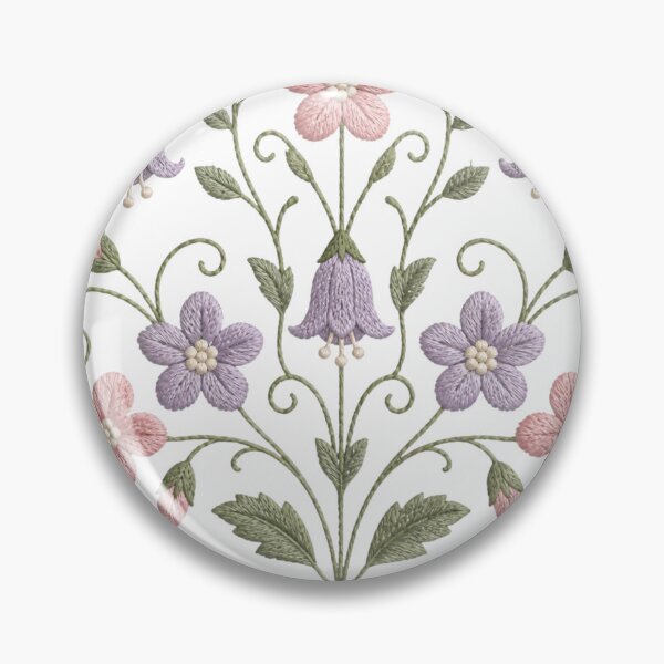 Item preview, Vintage Floral Embroidery Design designed and sold by VaneDesings.