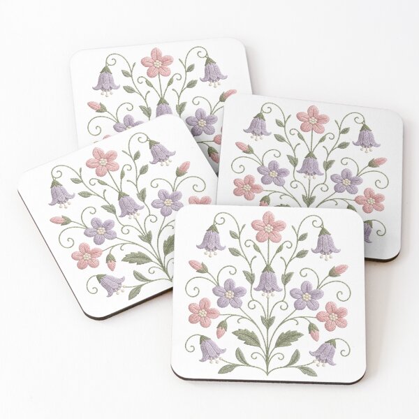 Item preview, Vintage Floral Embroidery Design designed and sold by VaneDesings.