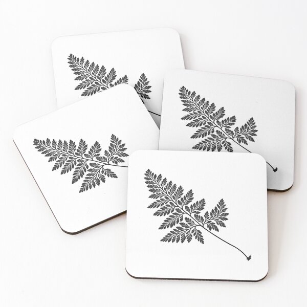 Item preview, Minimalist Black Fern Frond Vintage Botanical Cyanotype Print designed and sold by The Snarky Ph.D.: A Study in Botanicals .