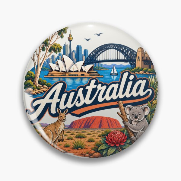 Item preview, Australia designed and sold by StackedPixels.