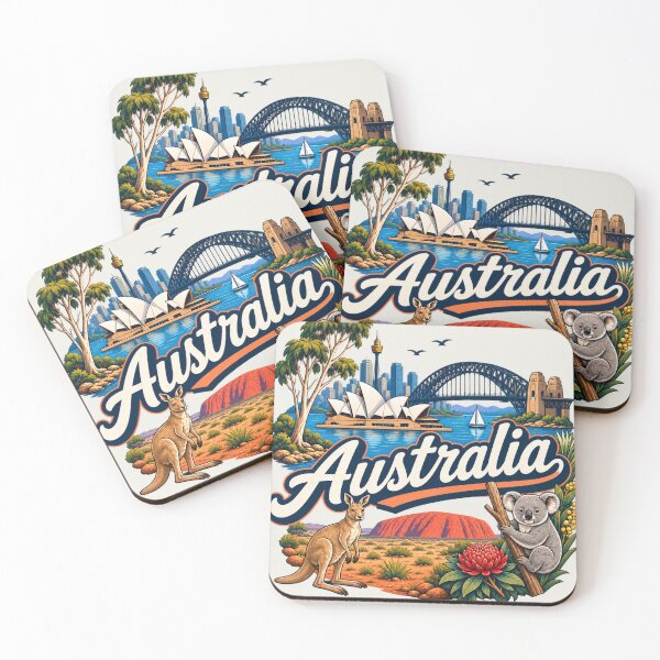 Item preview, Australia designed and sold by StackedPixels.