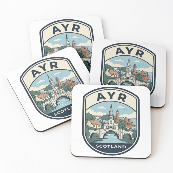 Item preview, Ayr Scotland Vintage Travel Badge designed and sold by k3rstman1.