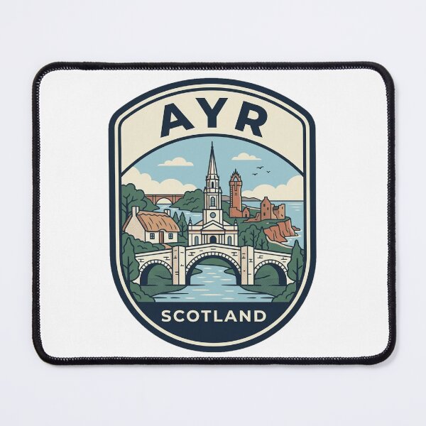 Item preview, Ayr Scotland Vintage Travel Badge designed and sold by k3rstman1.