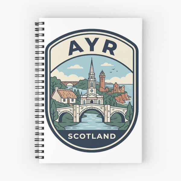 Item preview, Ayr Scotland Vintage Travel Badge designed and sold by k3rstman1.