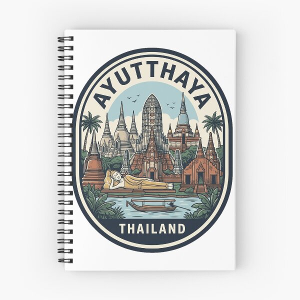 Item preview, Ayutthaya Thailand Vintage Travel Badge designed and sold by k3rstman1.
