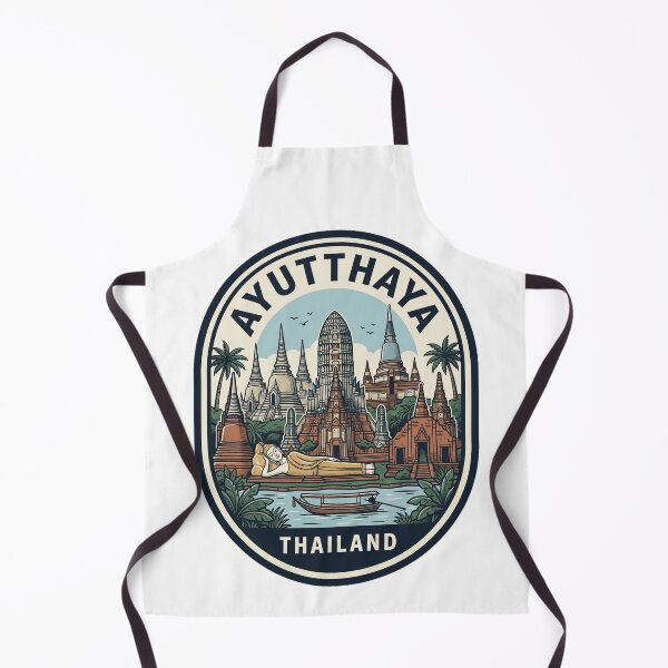 Item preview, Ayutthaya Thailand Vintage Travel Badge designed and sold by k3rstman1.