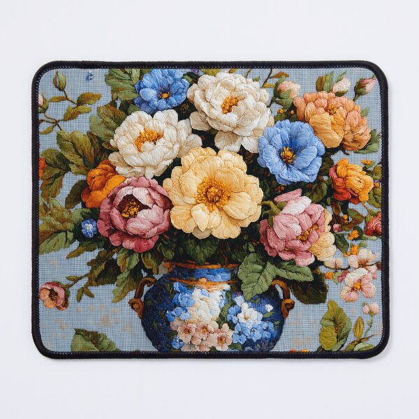 Item preview, Vintage Floral Bouquet Wall Art | Impressionist Flower Vase Painting | Cottagecore Botanical Decor designed and sold by GarnerSupplyCo.