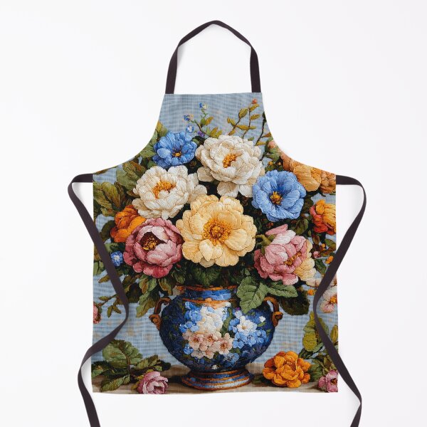 Item preview, Vintage Floral Bouquet Wall Art | Impressionist Flower Vase Painting | Cottagecore Botanical Decor designed and sold by GarnerSupplyCo.