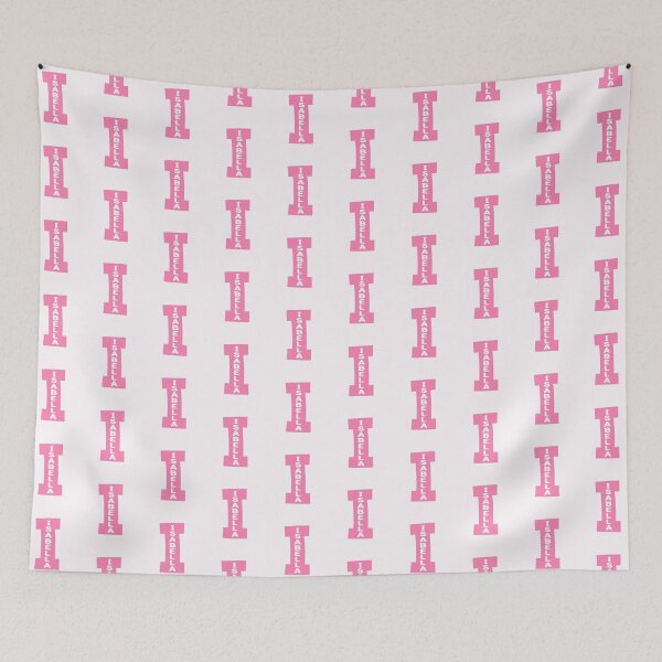Item preview, Isabella Name Pink Alphabet Letter I designed and sold by Jeallan Designs.