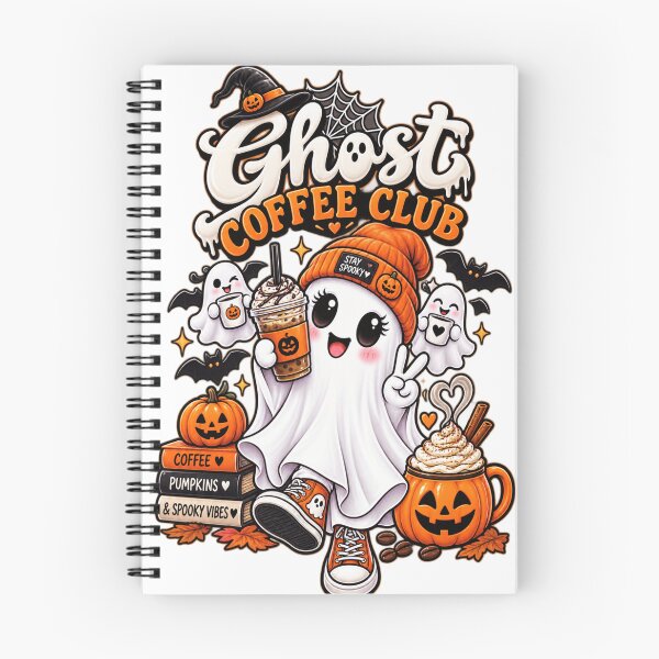 Item preview,  Ghost Coffee Club HALLOWEEN ART designed and sold by Syedshah13.