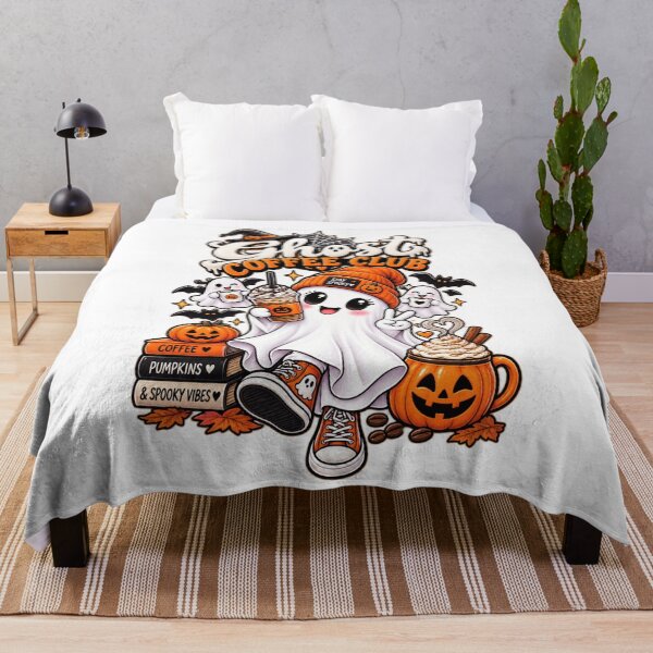 Item preview,  Ghost Coffee Club HALLOWEEN ART designed and sold by Syedshah13.
