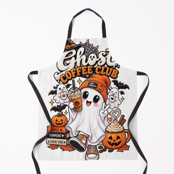 Item preview,  Ghost Coffee Club HALLOWEEN ART designed and sold by Syedshah13.