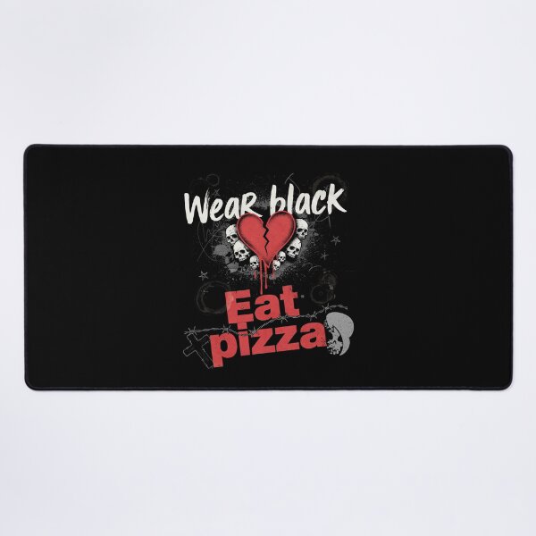 Item preview, Wear Black Eat Pizza Emo Saying Gift designed and sold by Say It With Ink.