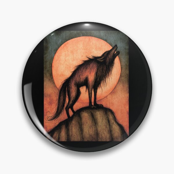 Item preview,  The Wolf and the Full Moon designed and sold by MagelliShop.