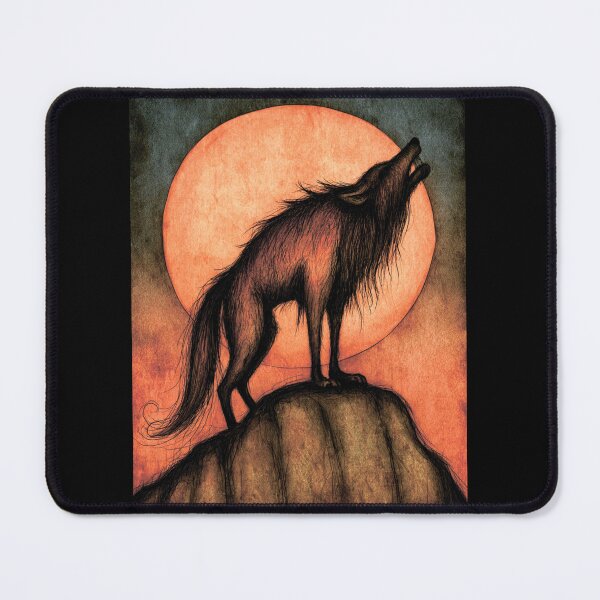 Item preview, The Wolf and the Full Moon designed and sold by MagelliShop.