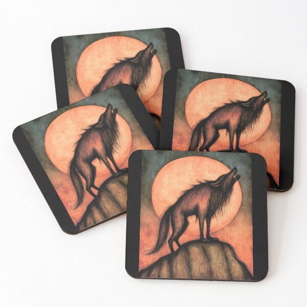 Item preview,  The Wolf and the Full Moon designed and sold by MagelliShop.