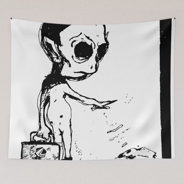 Item preview, alien dude goes to work_ by graund designed and sold by GraundDSGN.