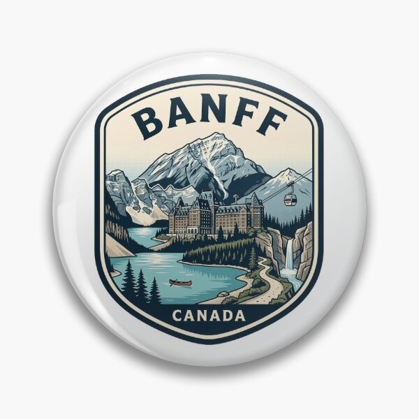 Item preview, Banff National Park Canada Vintage Mountain Travel designed and sold by k3rstman1.