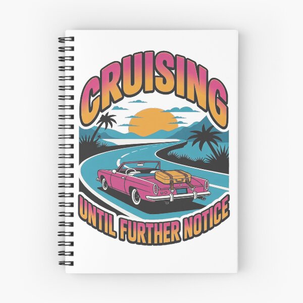 Item preview, Cruising Until Further Notice Road Trip designed and sold by JumpJammiesTees.