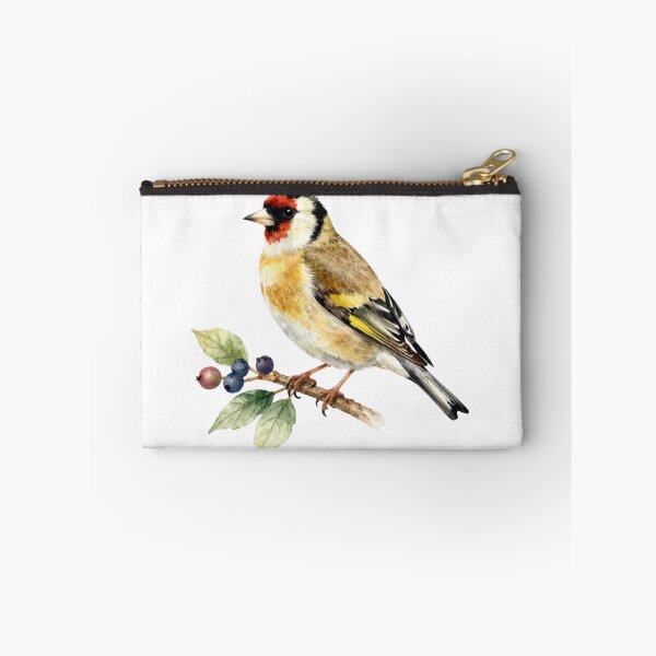 Item preview, Goldfinch Watercolor Illustration | Elegant Goldfinch Songbird Nature Artwork designed and sold by Rood Art Studio.