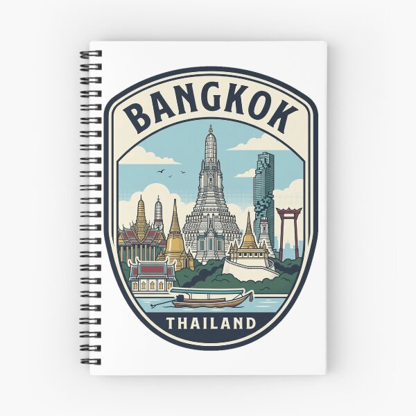 Item preview, Bangkok Thailand Vintage Travel Badge designed and sold by k3rstman1.