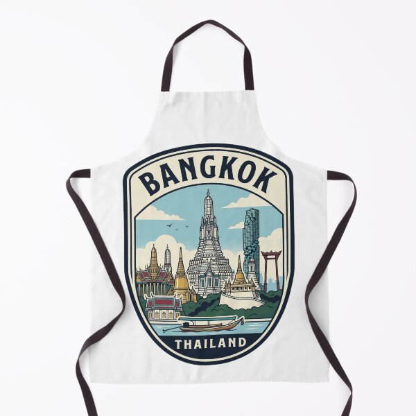 Item preview, Bangkok Thailand Vintage Travel Badge designed and sold by k3rstman1.
