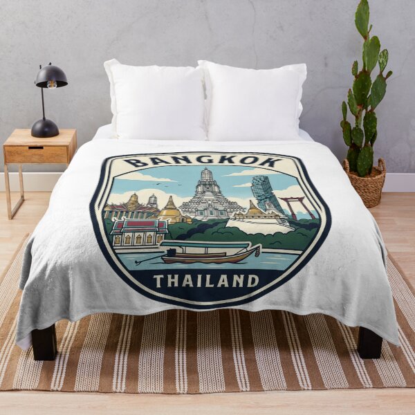 Item preview, Bangkok Thailand Vintage Travel Badge designed and sold by k3rstman1.