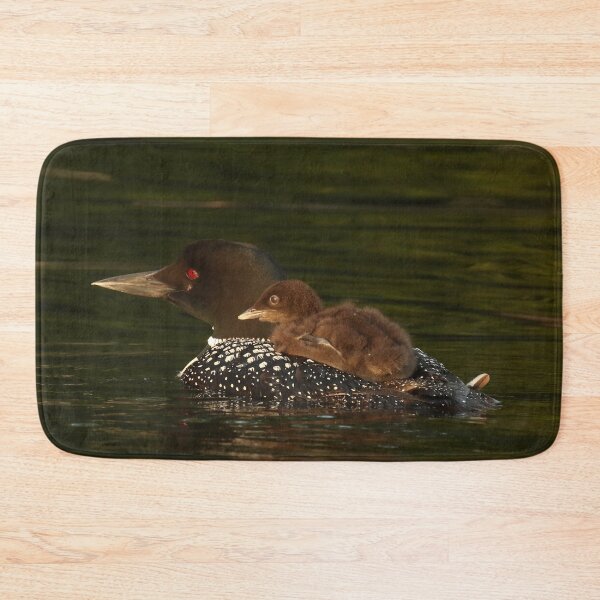 Item preview, Common Loon With Chick North American Wildlife designed and sold by locustgirl.