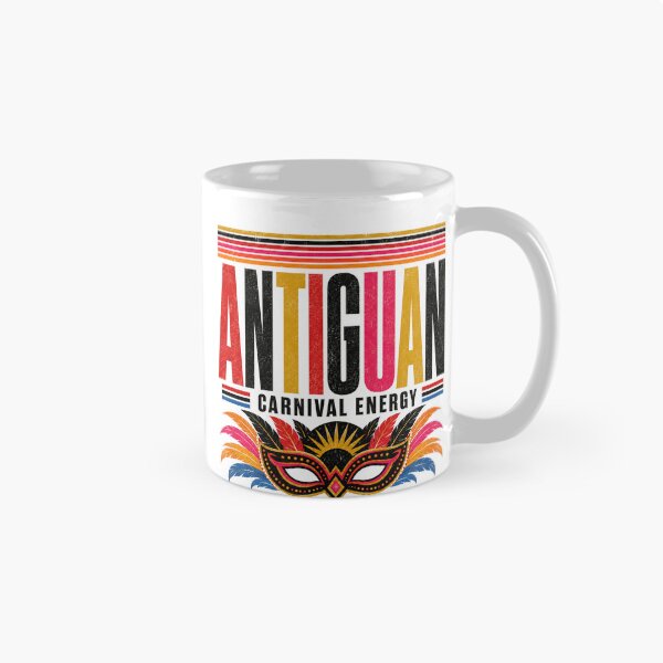 Item preview, Antiguan Carnival Energy Glossy Antigua Pride designed and sold by GiftLore Studio.