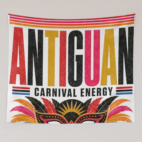 Item preview, Antiguan Carnival Energy Glossy Antigua Pride designed and sold by GiftLore Studio.