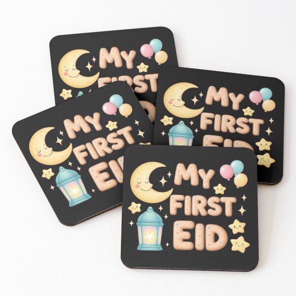 Item preview, "My First Eid" Sweet Cookie Letters, Moon & Lantern designed and sold by D-Islamic.