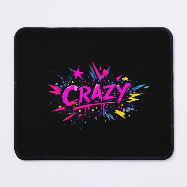 Item preview, CRAZY Graffiti – Colorful Neon Street Art Typography designed and sold by FeverVoid.